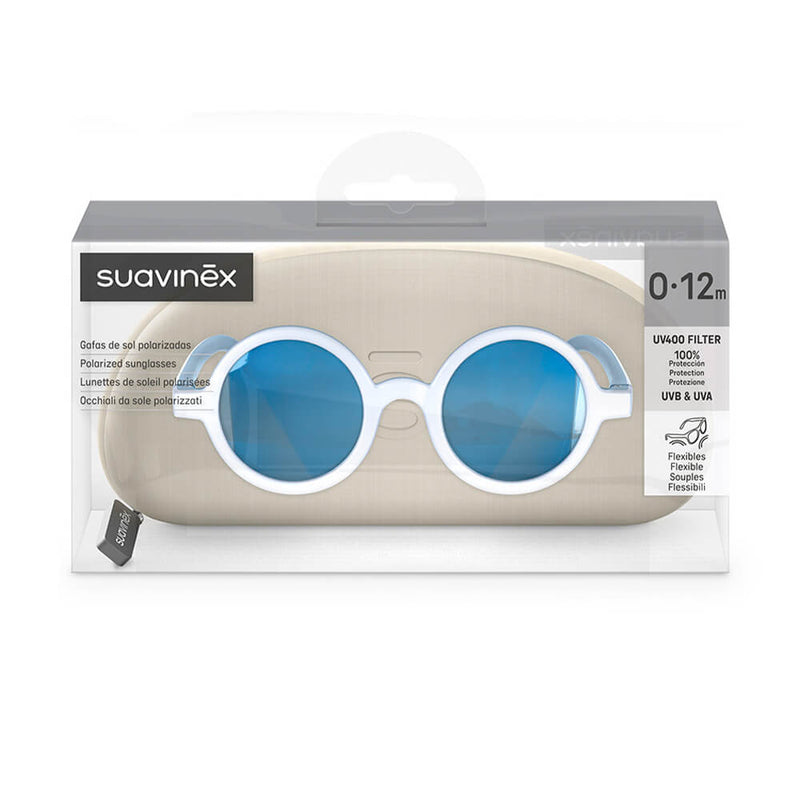 Suavinex Gafas De Sol Talla 1 (0-12M) Redonda Malva-Azul 206483