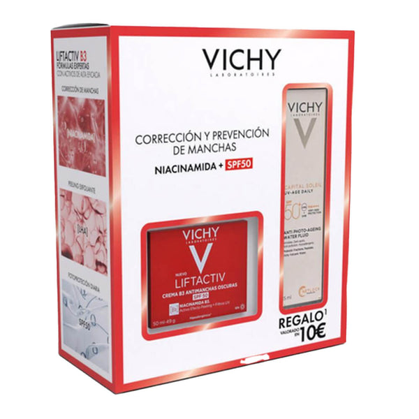 Vichy Liftactiv B3 Spf50 Crema Anti manchas Oscuras 50 ml + Regalo Uv-Age Daily Sin Color 15 ml
