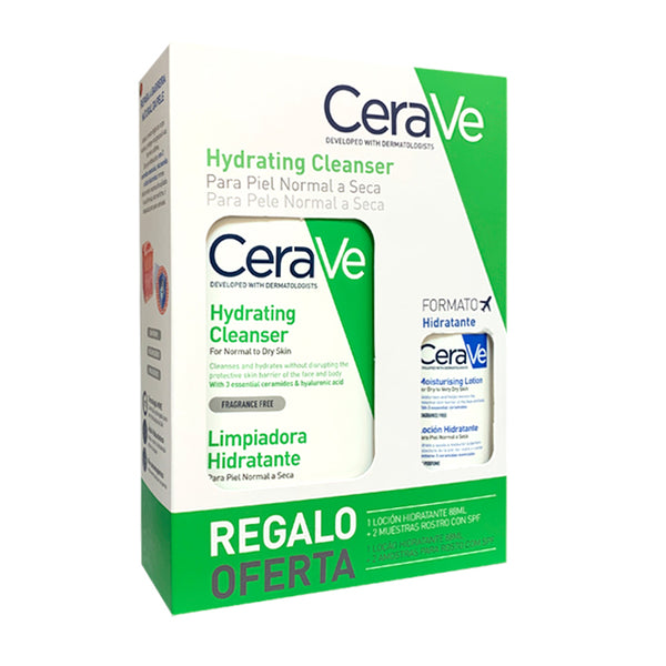 Cerave Limpiador Hidratante Piel Normal-Seca 473 ml + Regalo Loción Hidratante 88 ml