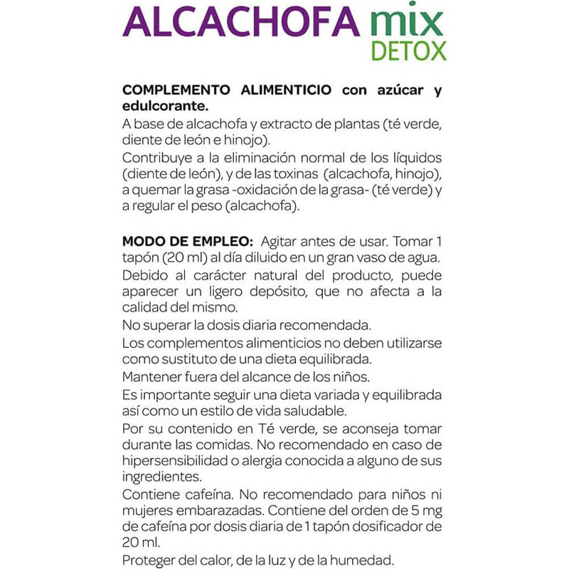 Arkofluido Alcachofa Mix Detox 280 ml