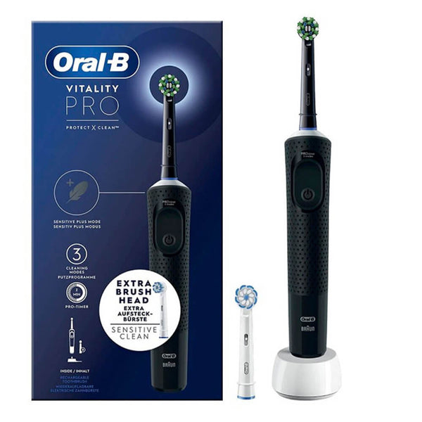 Oral-B Cepillo Electrico Vitality Pro + 2 Recambios Negro