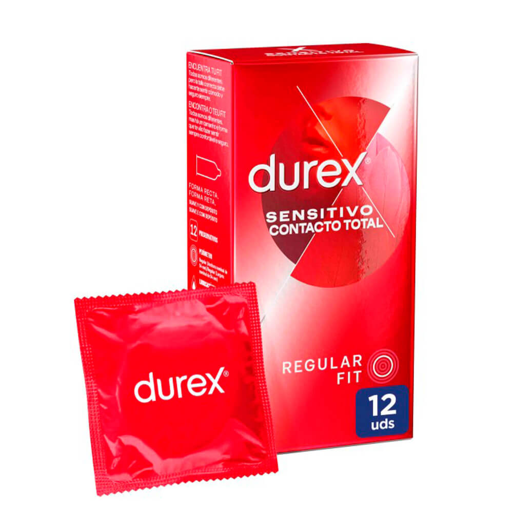 Compra Durex Preservativos Contacto Total 12 Unid... - FarmaWAO✔️