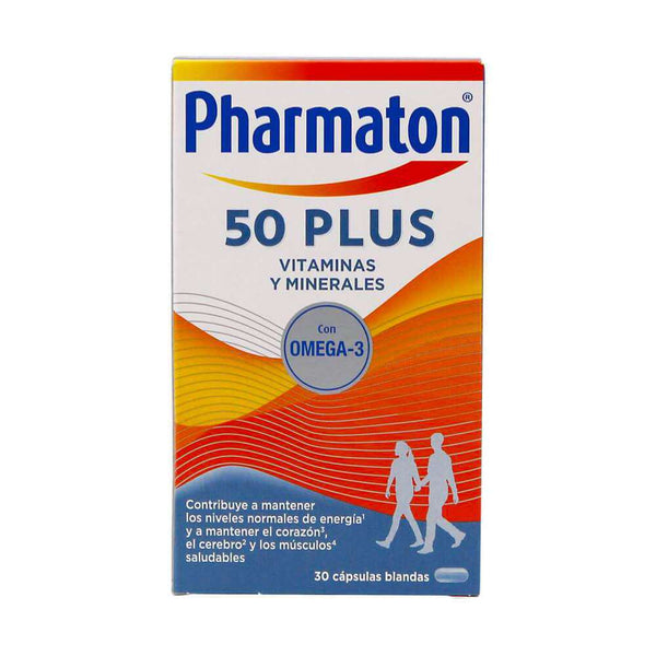 Pharmaton 50 Plus 30 Cápsulas Blandas + Regalo