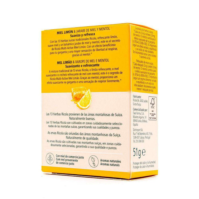 Ricola Multiactive Miel Limón Caramelos 51 gr (1)