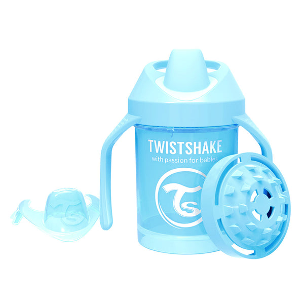 Twistshake Minivaso Asas Azul +4M 230 ml (Mini Cup)