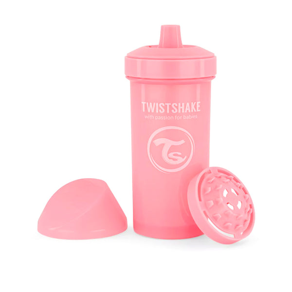 Twistshake Vaso Infantil Rosa +12M 360 ml (Kid Cup)