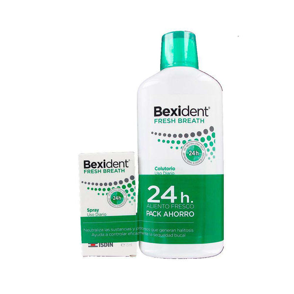 Bexident Pack Fresh Breath Halitosis Colutorio y Spray