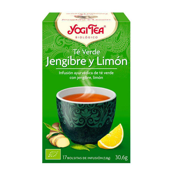 Yogi Tea Biológico Té Verde Jengibre Limón 17 Infusiones