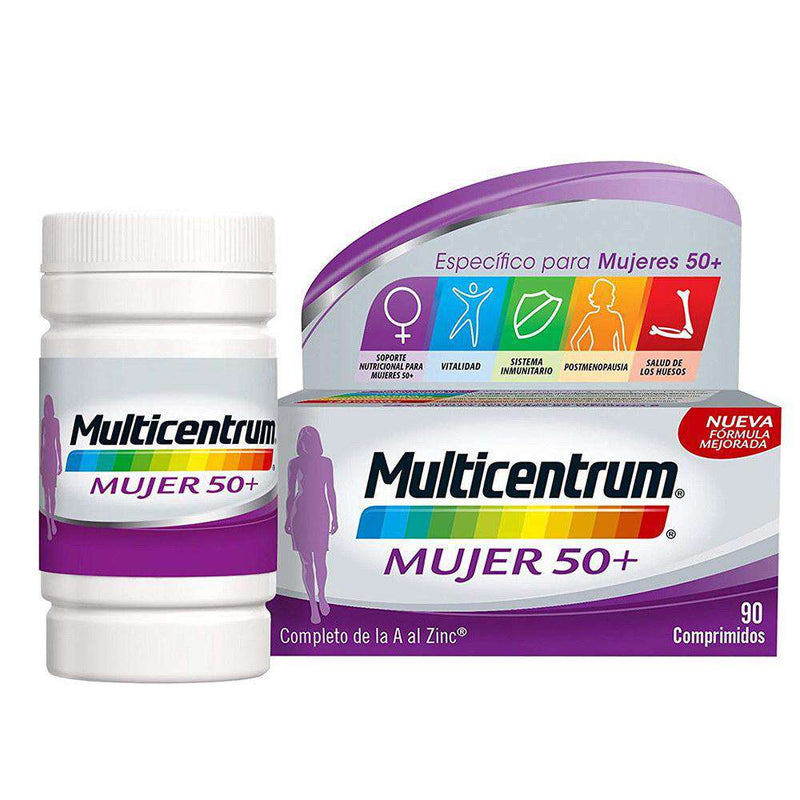 Multicentrum Mujer +50 90 Comprimidos (1)
