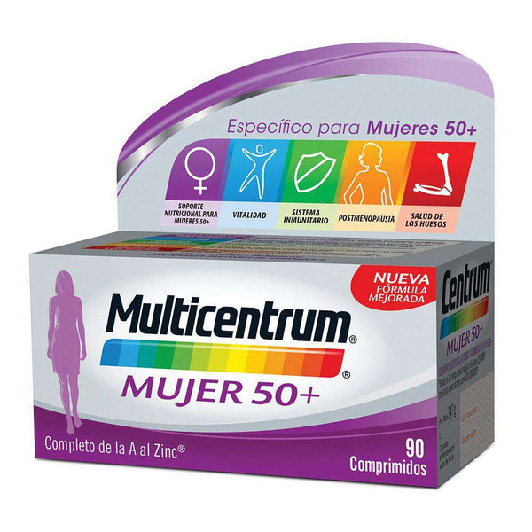 Multicentrum Mujer +50 90 Comprimidos