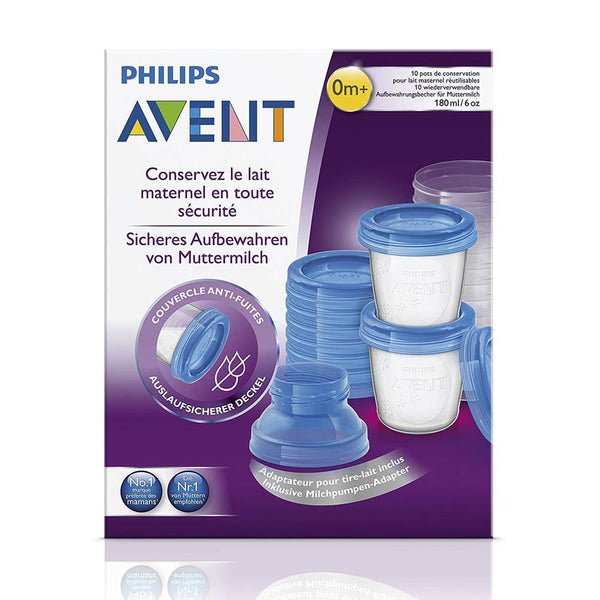 Philips Avent Recipiente Vía Leche 10 Vasos 180 ml