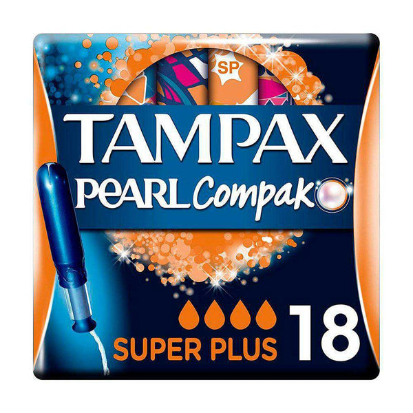 Tampax Compak Pearl Super Plus 18 Unidades