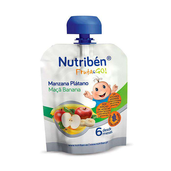 Nutribén Fruta & Go Manzana Platano 90 ml