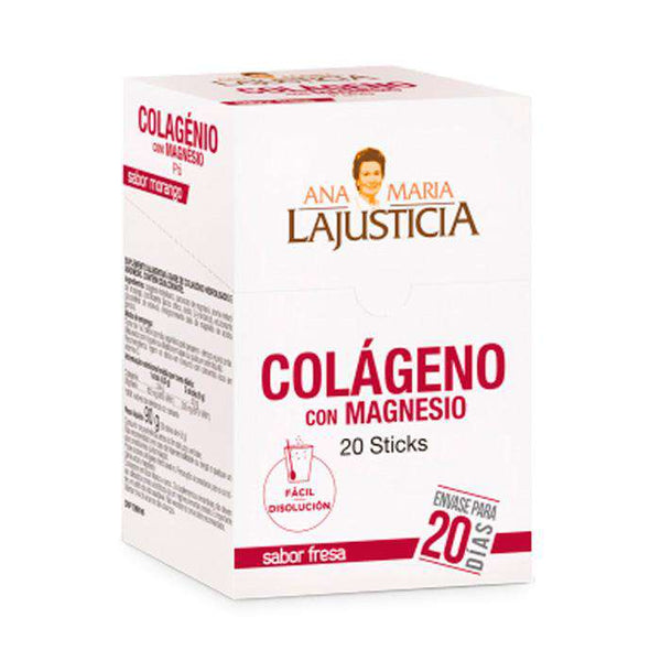 Ana Maria La Justicia Colágeno Con Magnesio 20 Sticks Fresa