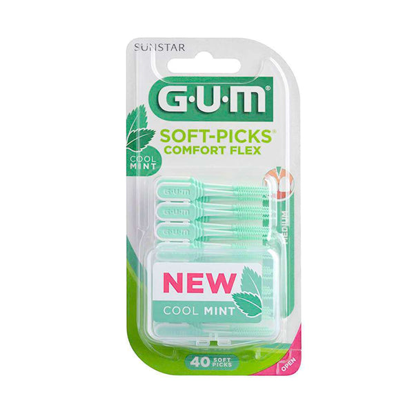 Gum Soft-Picks Cepillos Interdentales Comfort Flex Medio 40 Unidades