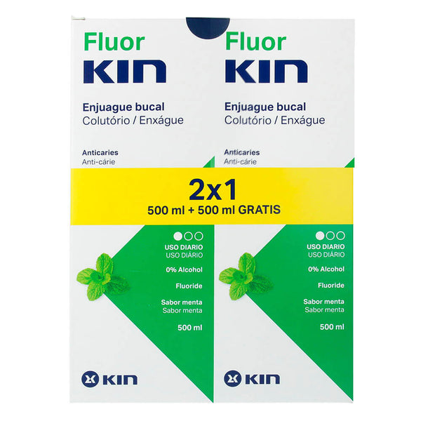 Kin Flúor-Kin Anticaries Colutorio 500 ml 2x1