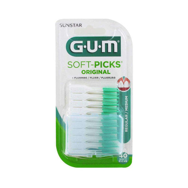 Gum Soft-Picks Cepillos Interdentales Original Medio 40 Palillos