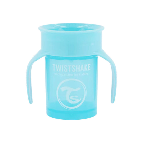 Twistshake Taza 360 Asas Azul +6M 230 ml