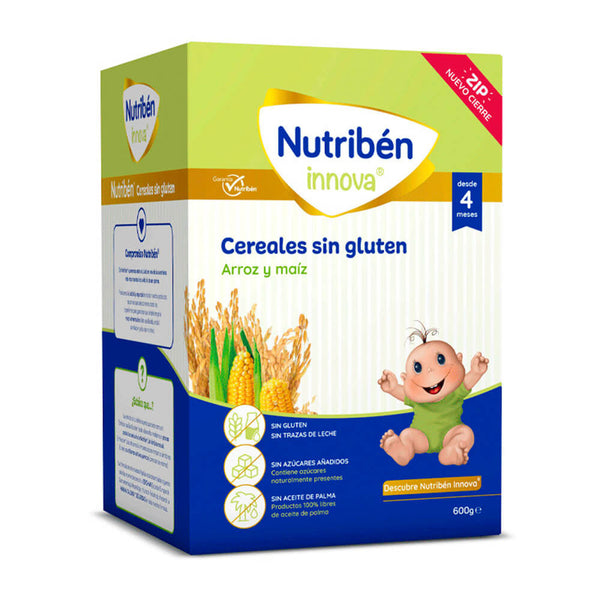 Nutriben Papilla Innova Cereales Sin Gluten 600 gr