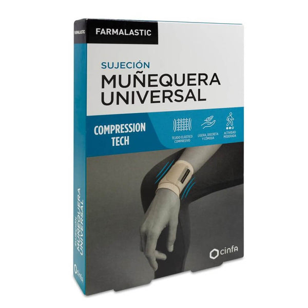 Farmalastic Innova Muñequera Velcro Beige Talla Grande