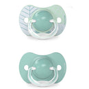 Suavinex Chupete Silicona Sxpro Anatómico Clásico Verde Rayas +18M 2 Unidades 198555