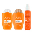Rutina Avene Solar Spf50+ Ultra-Mat Fluido 50 ml + Mat Perfect Fluido Color 50 ml + Regalo Solar Spf50+ Spray 200 ml