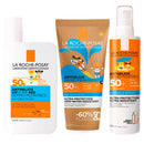 Rutina La Roche Posay Anthelios Spf50+ Dermopediatrics Fluido 50 Ml + Gel Niño Wet 200 ml + Regalo Spray Niños 200 ml