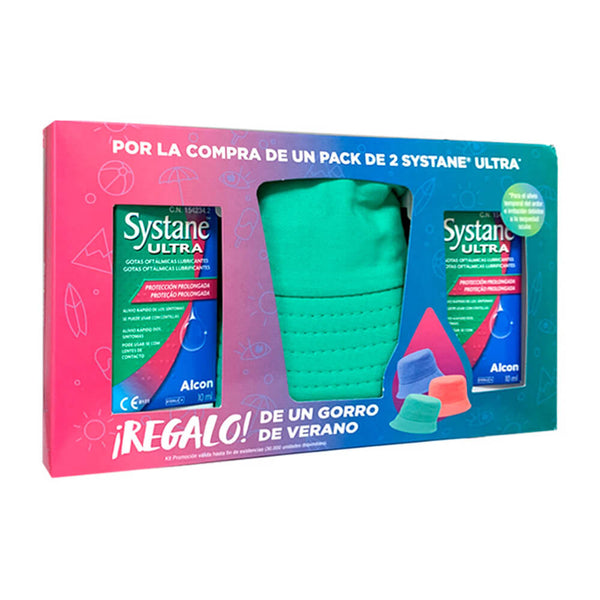 Systane Ultra Duplo + Regalo Gorro De Verano