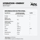 Ndl Performance Hidratacion + Energia Bebida Isotonica 750 gr