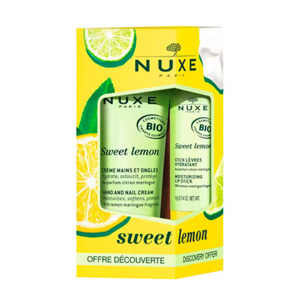 Nuxe Sweet Lemon Crema De Manos 30ml + Labial 4 gr