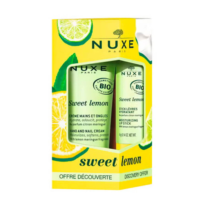 Nuxe Sweet Lemon Crema De Manos 30ml + Labial 4 gr