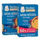 Nestlé Gerber Cereales Avena Integral Con Ciruela 250 gr Duplo