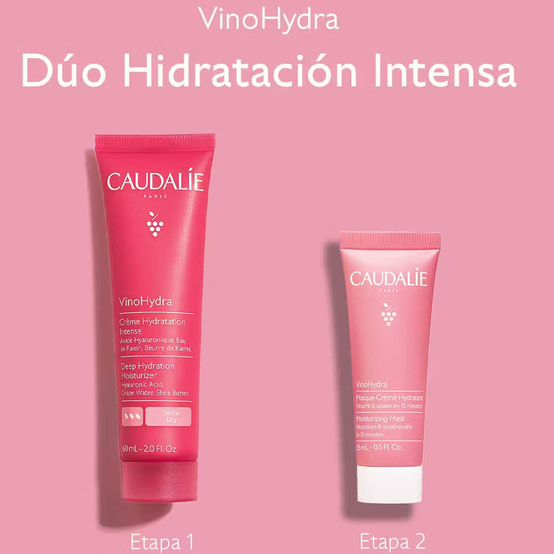 Caudalie Vinohydra Crema Hidratacion Intensa 60 ml + Gelatina Limpiadora 30 ml Pack
