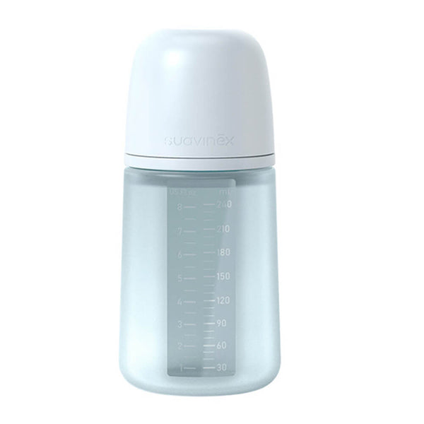 Suavinex Biberón Silicona Sxpro Fisiológico Soft Colour +3M 240 ml Azul 209633