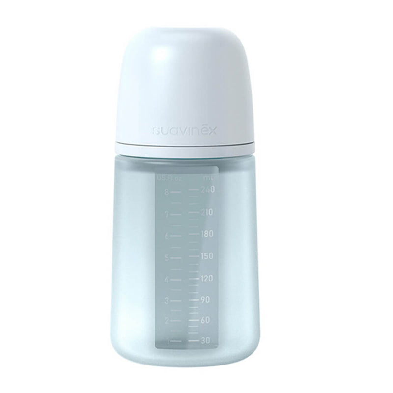 Suavinex Biberón Silicona Sxpro Fisiológico Soft Colour +3M 240 ml Azul 209633