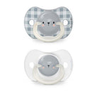 Suavinex Chupete Silicona Sxpro Anatomico Noche Gris Oscuro Vichy 6-18 M 2 Unidades 196614