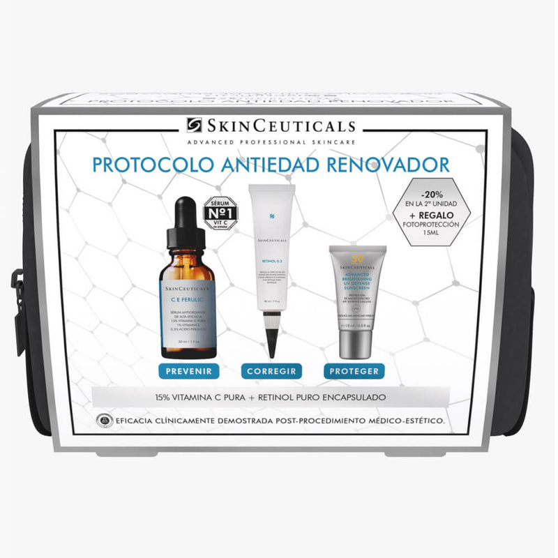 Skinceuticals  Protocolo Antiedad Renovador Ce Ferulic + Retinol 20% + Advanced Brightening 15 ml