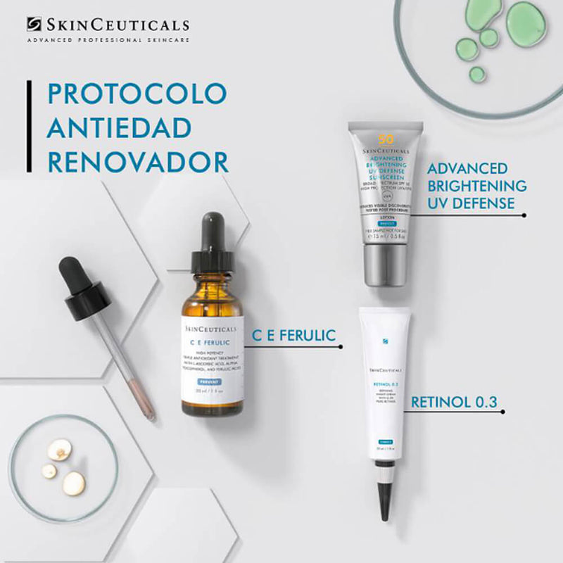 Skinceuticals  Protocolo Antiedad Renovador Ce Ferulic + Retinol 20% + Advanced Brightening 15 ml