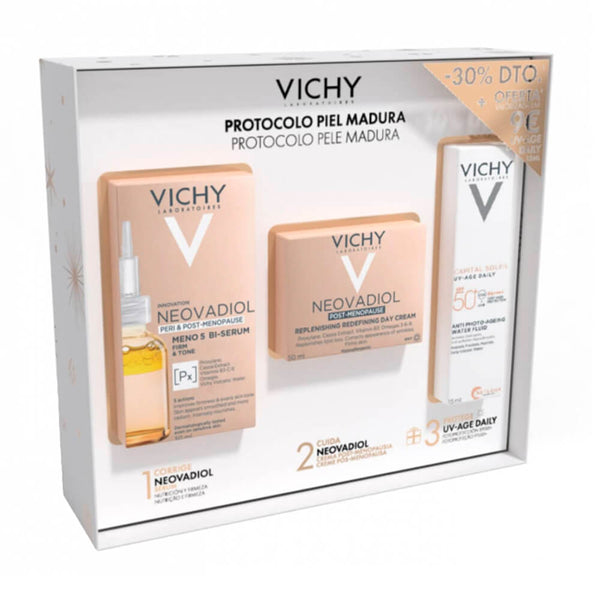 Vichy Neovadiol Peri & Post Menopausia 5 Bi-Serum  30 ml + Crema Post-Menopausia 50 ml + Capital Soleil 003108