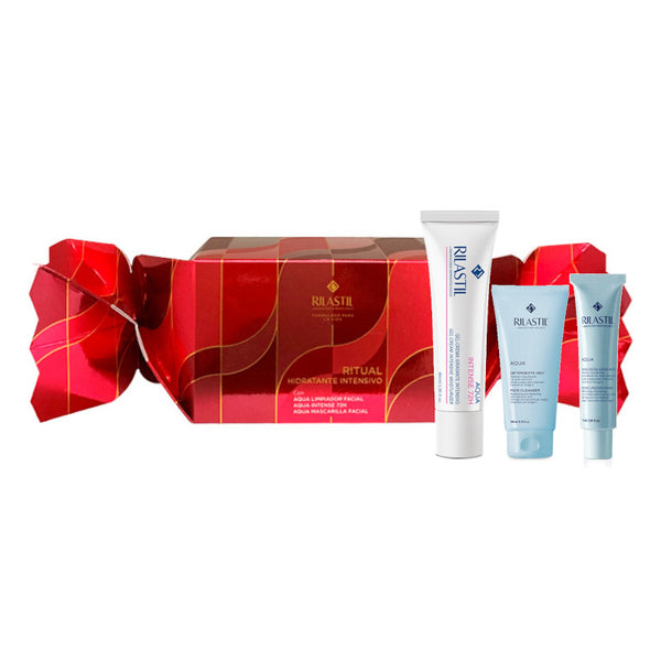 Rilastil Aqua Limpiadora 15ml + Aqua Intense 72H Gel-Crema 40ml + Aqua Mascarilla 15 ml Pack