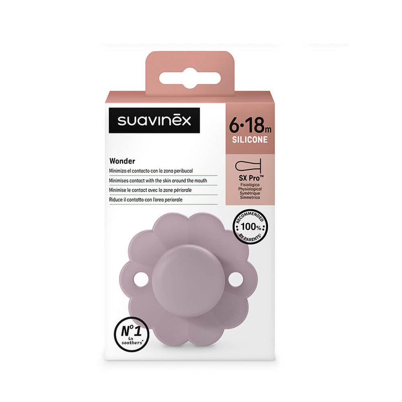 Suavinex Chupete Silicona Sxpro Wonder 6-18M Intense Violeta 213972