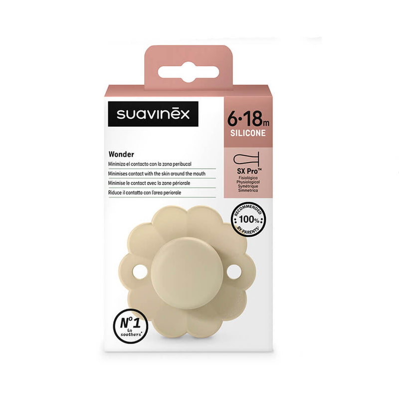 Suavinex Chupete Silicona Sxpro Wonder 6-18M Soft Amarillo 213971