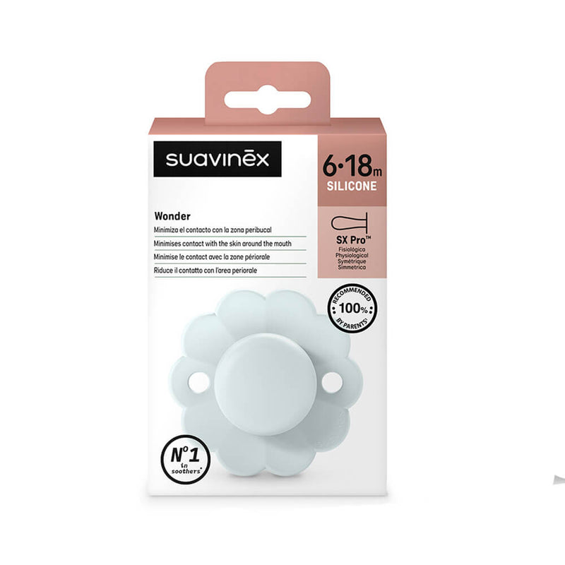 Suavinex Chupete Silicona Sxpro Wonder 6-18M Soft Azul 213971