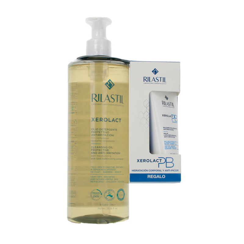 Rilastil Xerolact Aceite Limpiador 750 ml + Regalo Xerolact PB Bálsamo 50 ml