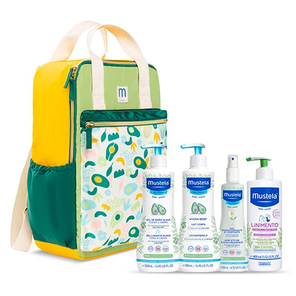 Mustela Mochila Family Adventures Amarilla