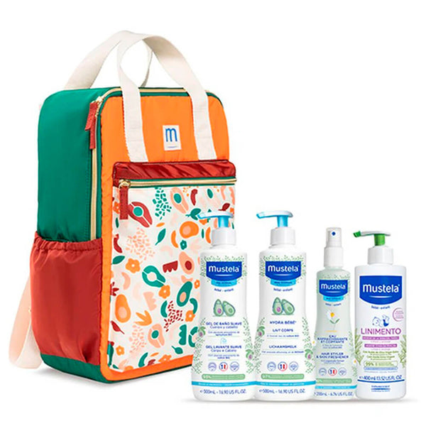 Mustela Mochila Family Adventures Verde