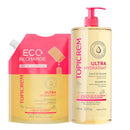 Topicrem Aceite De Ducha 1 L + Recarga 1 L +  Regalo Topicrem Leche Hidratante 75 ml