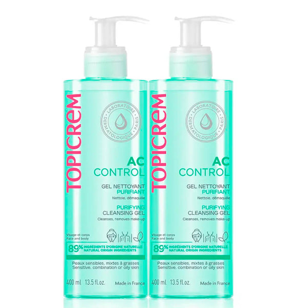 Topicrem Dúo Ac Control Gel Purificante 400 ml 2ª Ud 50 %