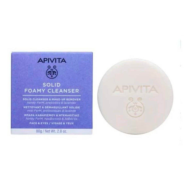 Apivita Limpiador Desmaquillante Solido Cara Y Ojos 80 gr