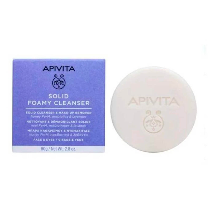 Apivita Limpiador Desmaquillante Solido Cara Y Ojos 80 gr